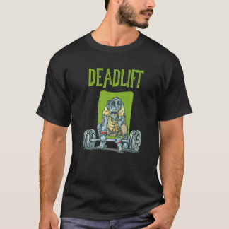 Camiseta Exercício de Treinamento de Peso de Levantamento d