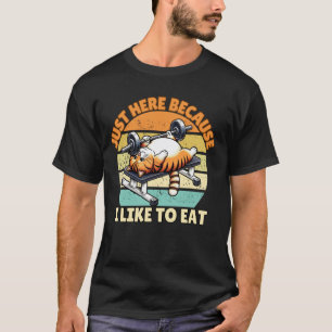 Camiseta Exercício Divertido Academia Fitness Humor Comida 