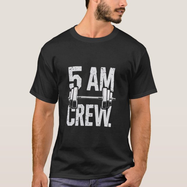 Camiseta Exercício Divertido Levantamento de Academia Agach (Frente)