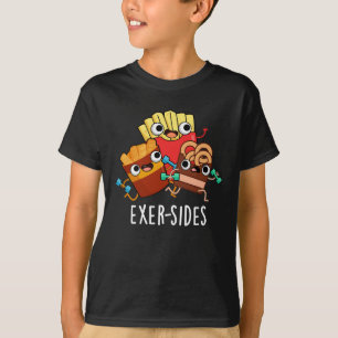 Camiseta Exercício Engraçado Exer-side Escuro BG