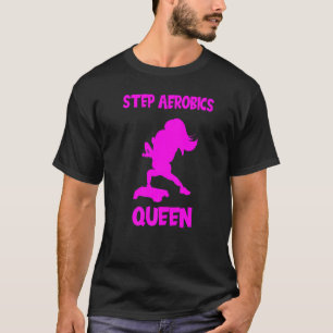 Camiseta Exercício Etapa Aeróbica Passo Aeróbico Rainha Ae