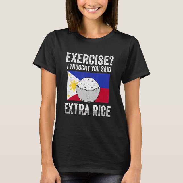 Camiseta Exercício Extra Rice Filipino (Frente)