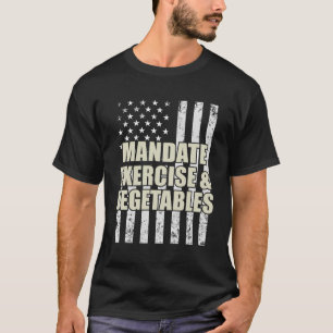 Camiseta Exercício Mandato E Produtos Hortícolas