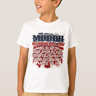 Camiseta Exercício patriótico do Memorial Day de Murph do