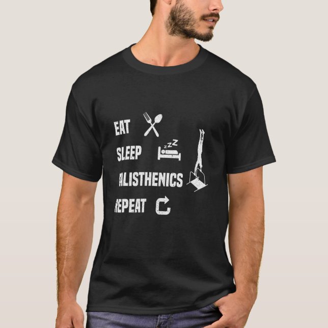 Camiseta Exercícios de autopeso calístico Malhação desporti (Frente)