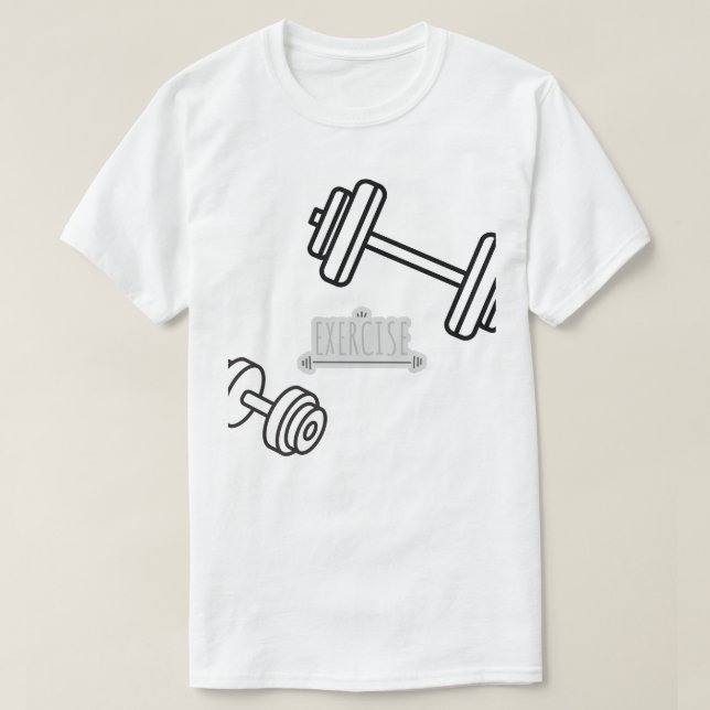 Camiseta Exercise (Frente do Design)