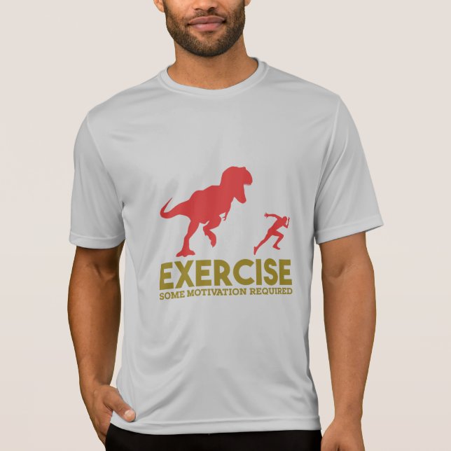 Camiseta Exercite alguma motivação exigida (Frente)