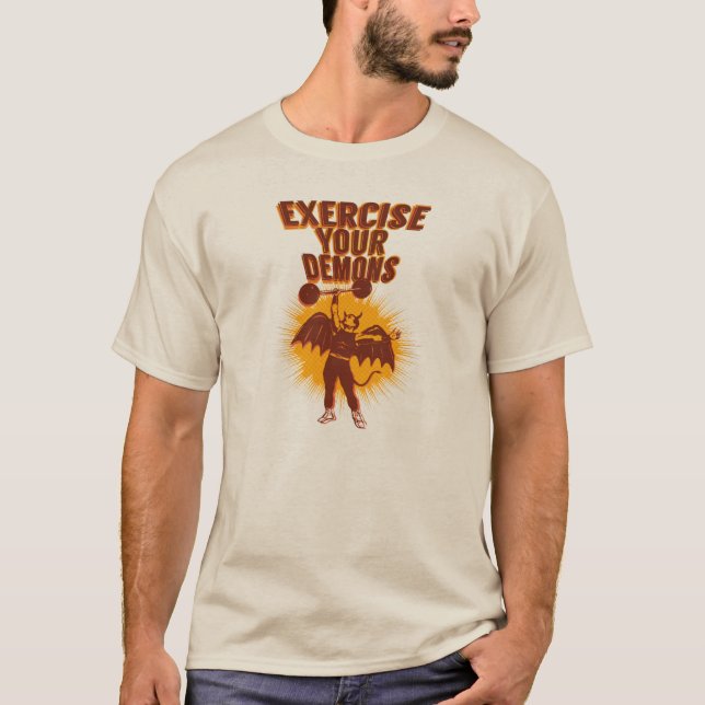 Camiseta Exercite seus demônios (Frente)