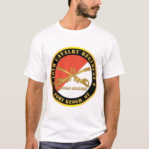 Camiseta Exército - 10º Regimento de Cavalaria - Fort Keogh