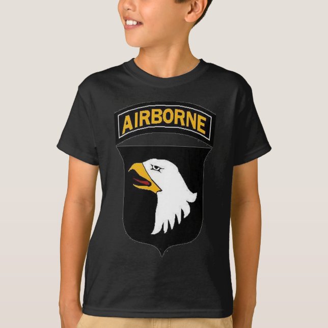 Camiseta Exército 101st transportado por via aérea (Frente)