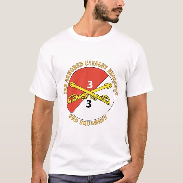 Camiseta Exército - 3º Esquadrão - 3º Regimento de Cavalari (Frente)