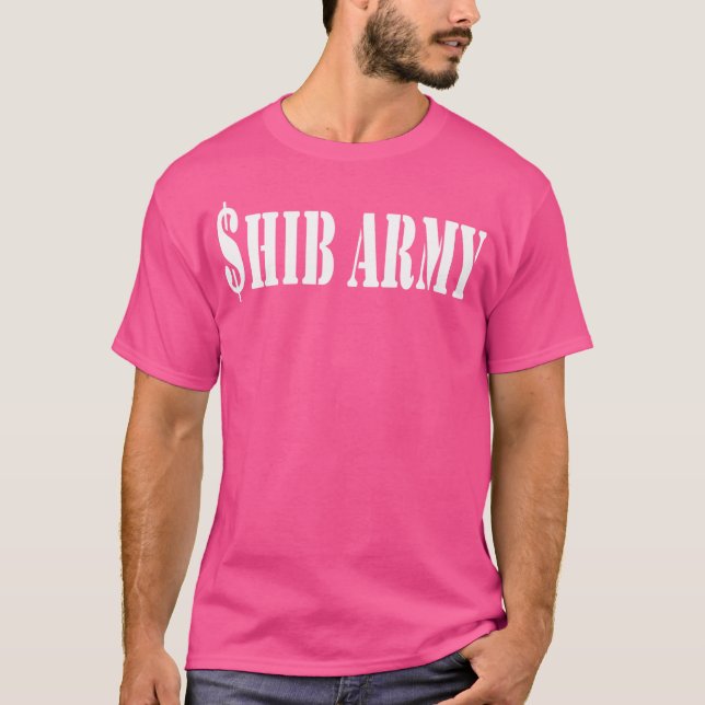 Camiseta Exército Armado Shiba Exército de Ovinos Shiba Inu (Frente)