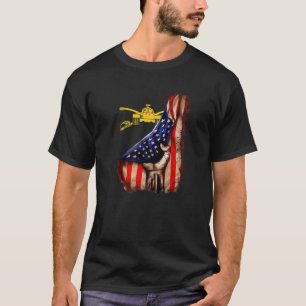 Camiseta Exército Armor Branch American Flag
