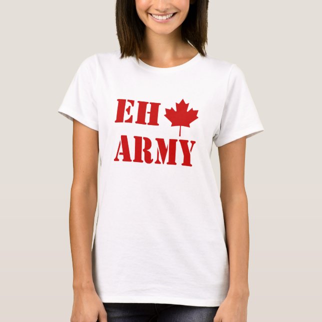 Camiseta Exército Canadá Eh (Frente)