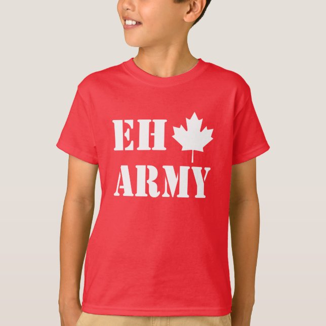 Camiseta Exército Canadá Eh (Frente)