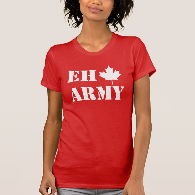 Camiseta Exército Canadá Eh (Frente)