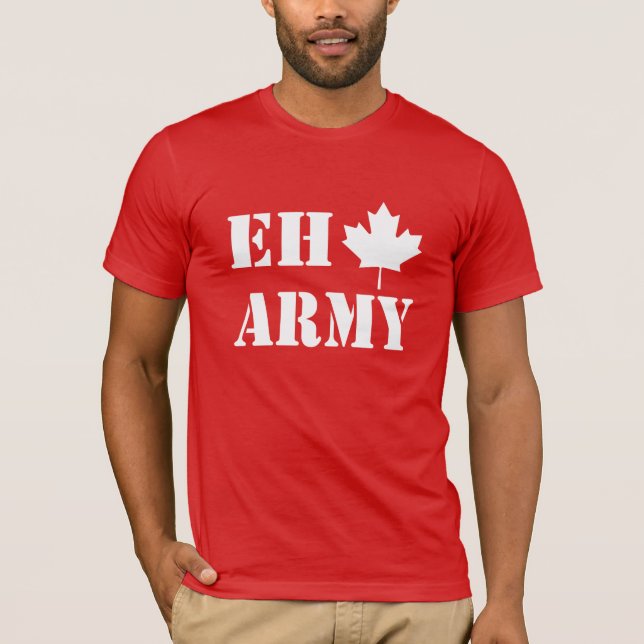 Camiseta Exército Canadá Eh (Frente)