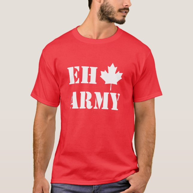 Camiseta Exército Canadá Eh (Frente)
