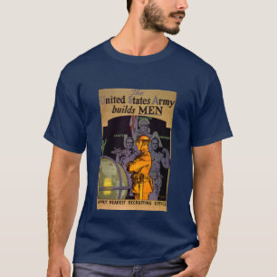 Camiseta Exército constrói homens