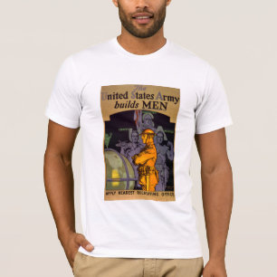 Camiseta Exército constrói homens