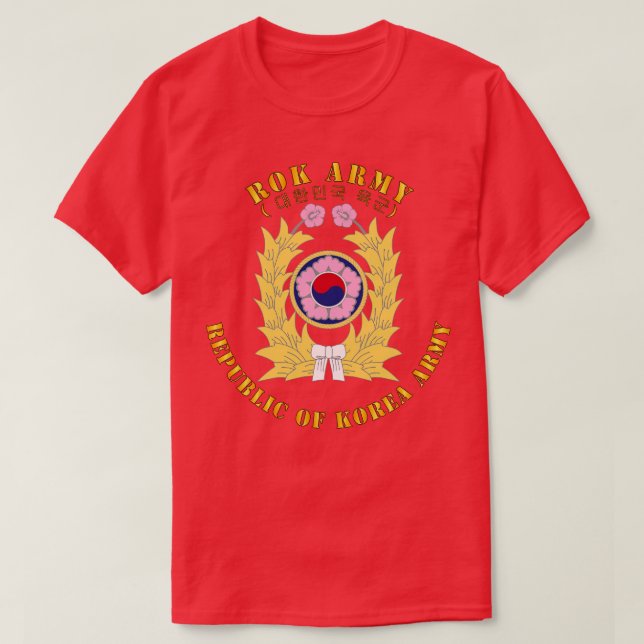 Camiseta Exército da República da Coreia ROK (Frente do Design)