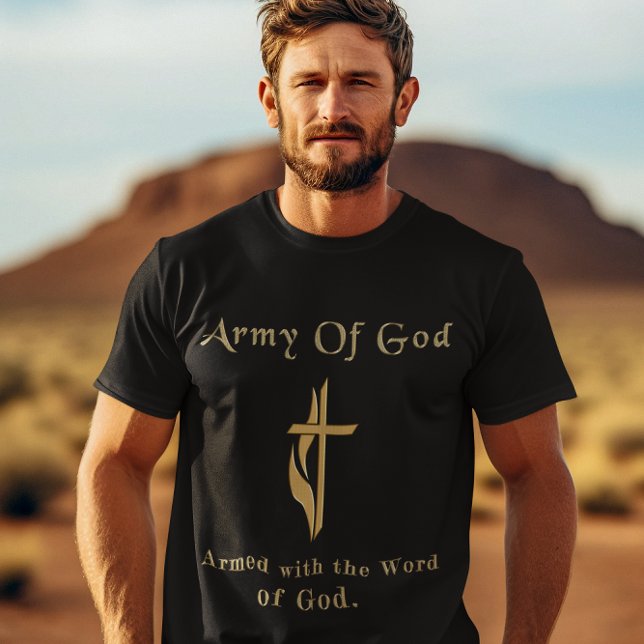 Camiseta Exército de Deus (Criador carregado)