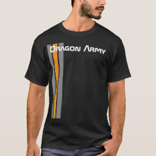 Camiseta Exército do dragão do jogo de Ender (preto)