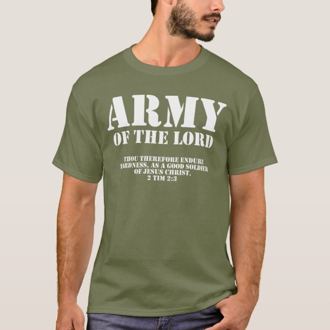 Camiseta Exército do senhor (Frente)