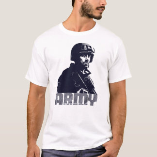 Camiseta Exército - Força de Precisão e Dedicação