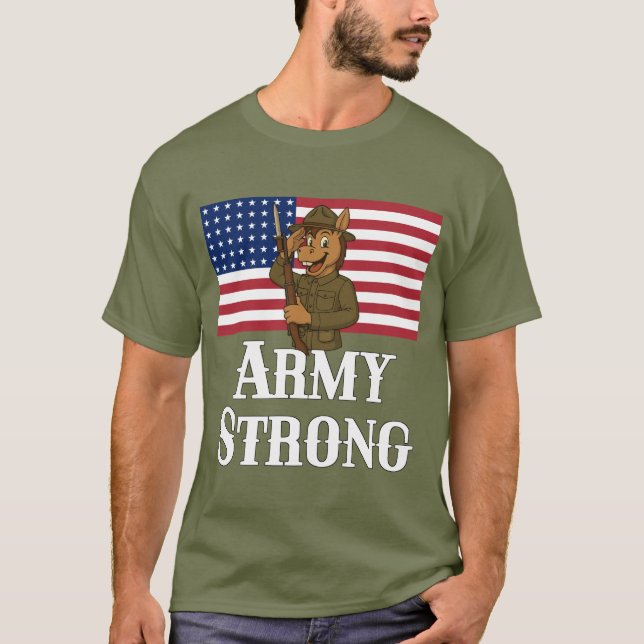 Camiseta Exército Forte (Frente)