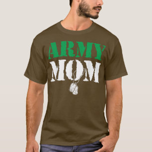 Camiseta Exército Mãe Orgulhosa Inspiradora Dizendo Orgulho