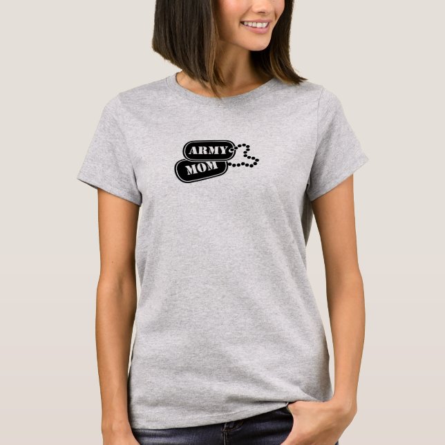 Camiseta Exército Mãe T-Shirt (Frente)