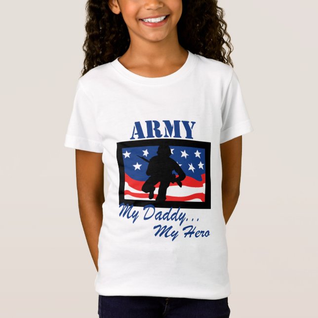 Camiseta Exército meu pai meu herói (Frente)