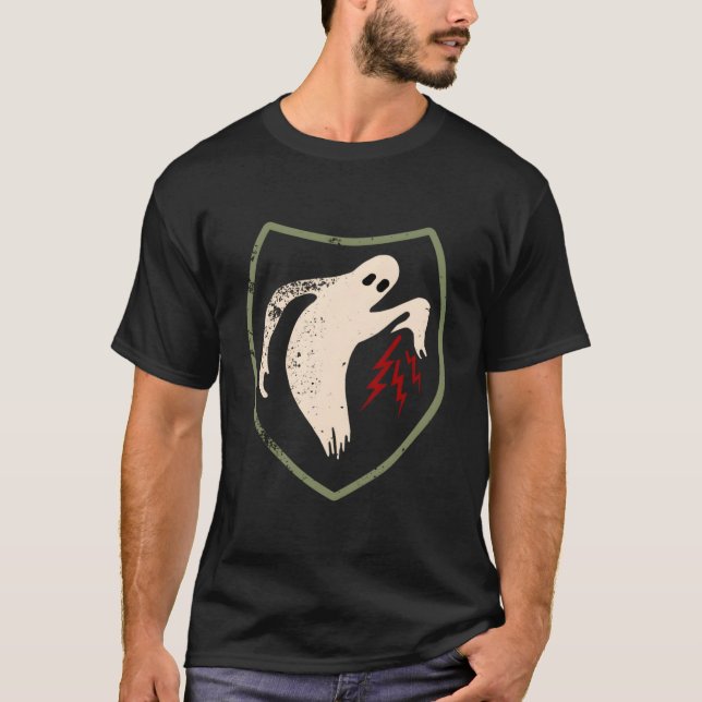 Camiseta Exército Militar Mundial de Wwii Ghost Exército 2 (Frente)