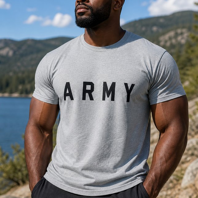 Camiseta Exército Mínimo Simples (Simple Minimal Army T-Shirt)