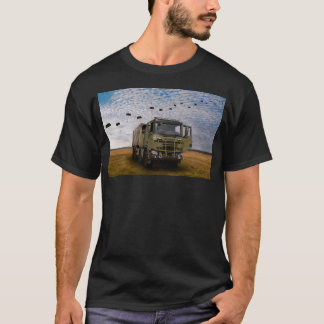 Camiseta Exército Neerlandês Kl Truck E Paradrop.