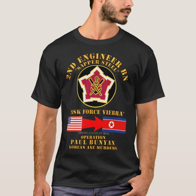 Camiseta Exército - Operação Paul Bunyan - segundo Engin (Frente)