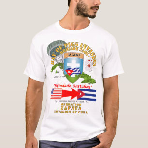 Camiseta Exército - Operação Zapata - Baía dos Porcos