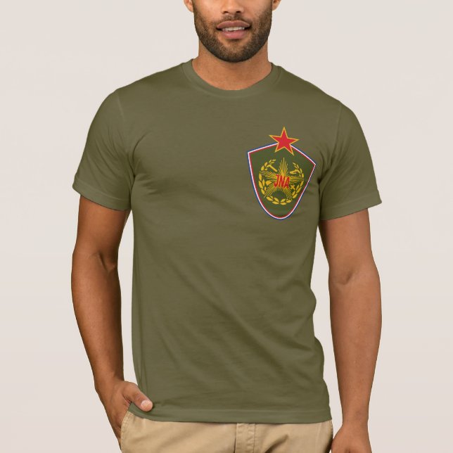 Camiseta Exército Pessoas Iugoslavo - JNA (Frente)
