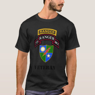 Camiseta Exército Ranger 75º Ranger Vereador Negro