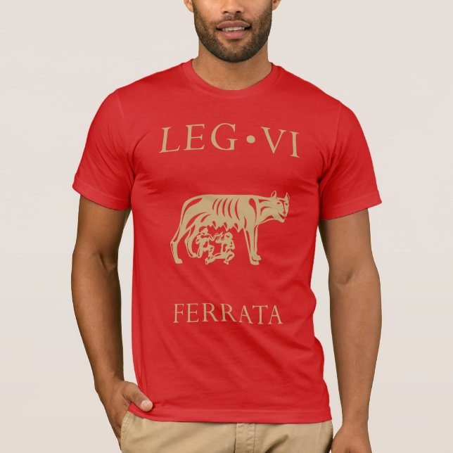 Camiseta Exército Romano Imperial - Legio VI Ferrata (Frente)