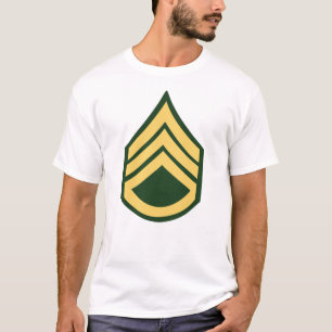Camiseta Exército - Sargento Funcionarios E-6 (SSG)