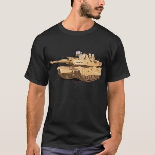 Camiseta Exército - Tanque de Batalha Principal - M1A1 com