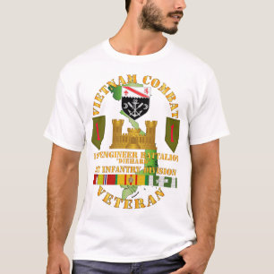 Camiseta Exército - Vietnam Combat Vet - 1rua Engenheiro