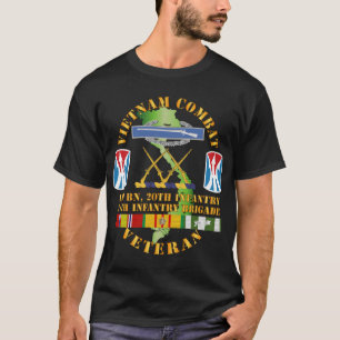 Camiseta Exército - Vietnam Combate Vet - CIB - DUI w