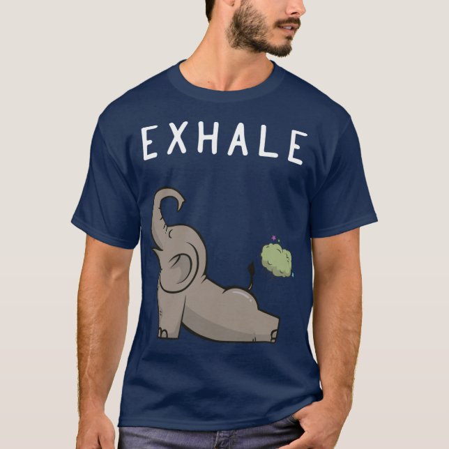 Camiseta EXHALE ELEPHANT friends (Frente)