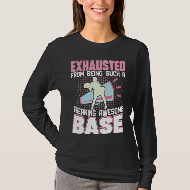 Camiseta Exhausted From Being Such Freaking Awesome Base Ch (Frente)