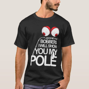 Camiseta Exibição de Iscas de Pesca Legal Mostre Meus Carre