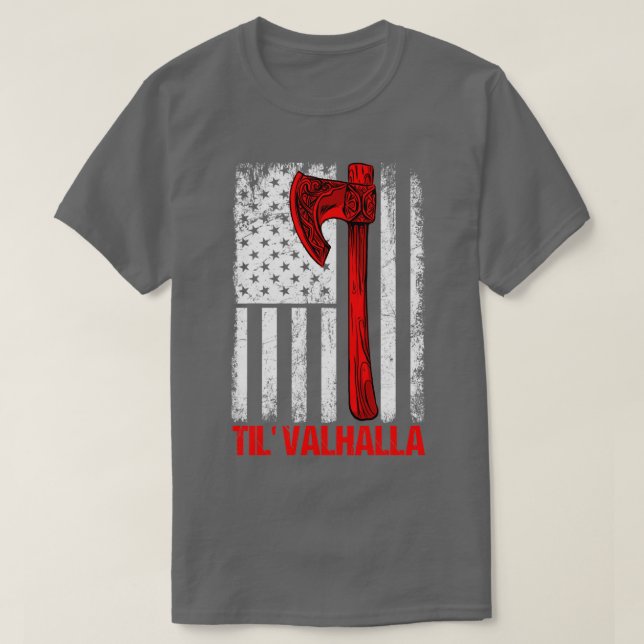Camiseta Exibindo Sinalizador dos EUA (Frente do Design)
