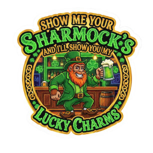 Camiseta Exibir Bigfoot Leprechaun o Seu Trevo
